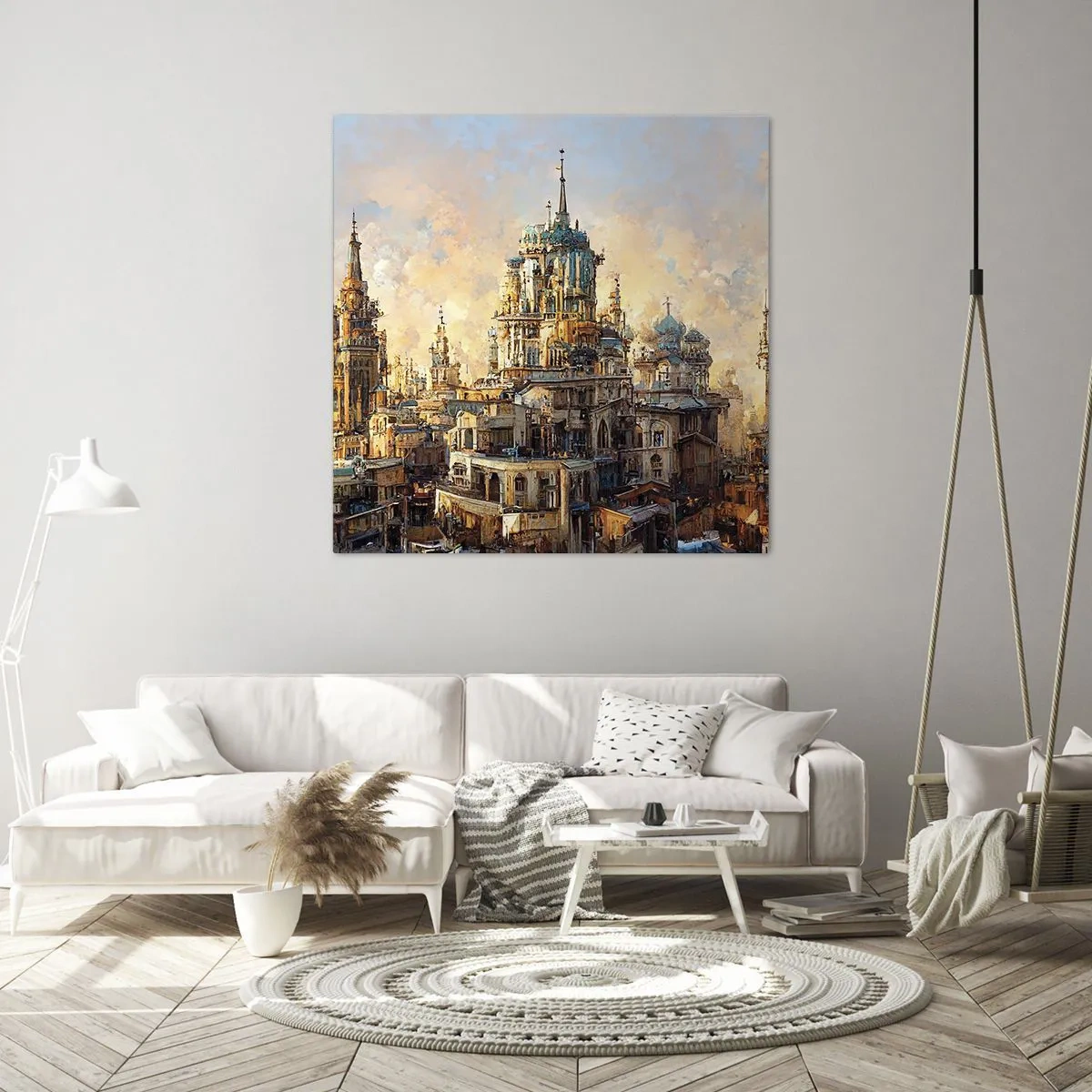 Obraz na plátne - Mesto miest - 60x60 cm