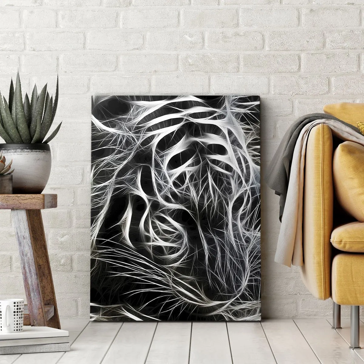 Obraz na plátne - Štúdia mačacej ľahkosti - 65x120 cm