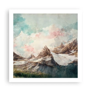 Plagát - Skalné čepele - 60x60 cm