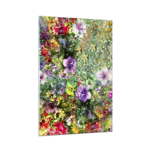 Obraz na skle - Do kvetov, do zahynutia - 80x120 cm