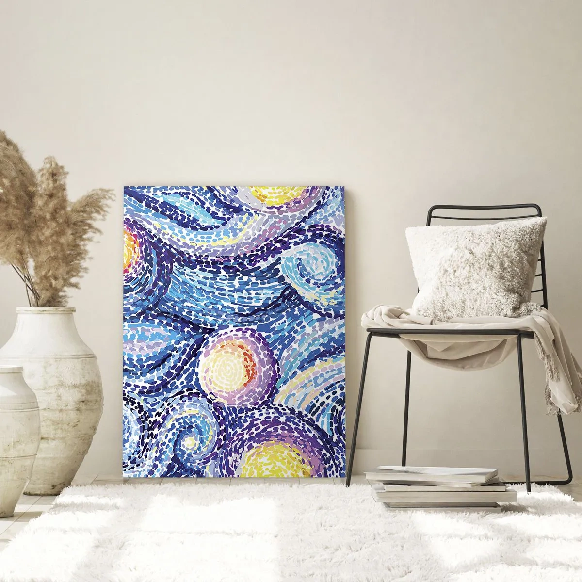 Obraz na skle - Z obrazu van Gogha - 50x70 cm