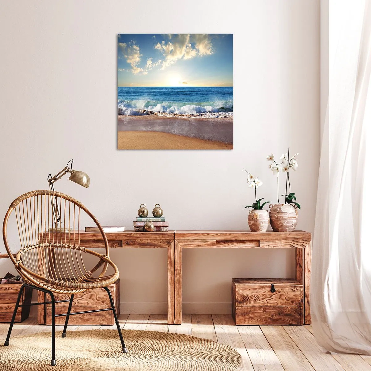 Obraz na plátne - Pohyb a nehybnosť zároveň - 40x40 cm