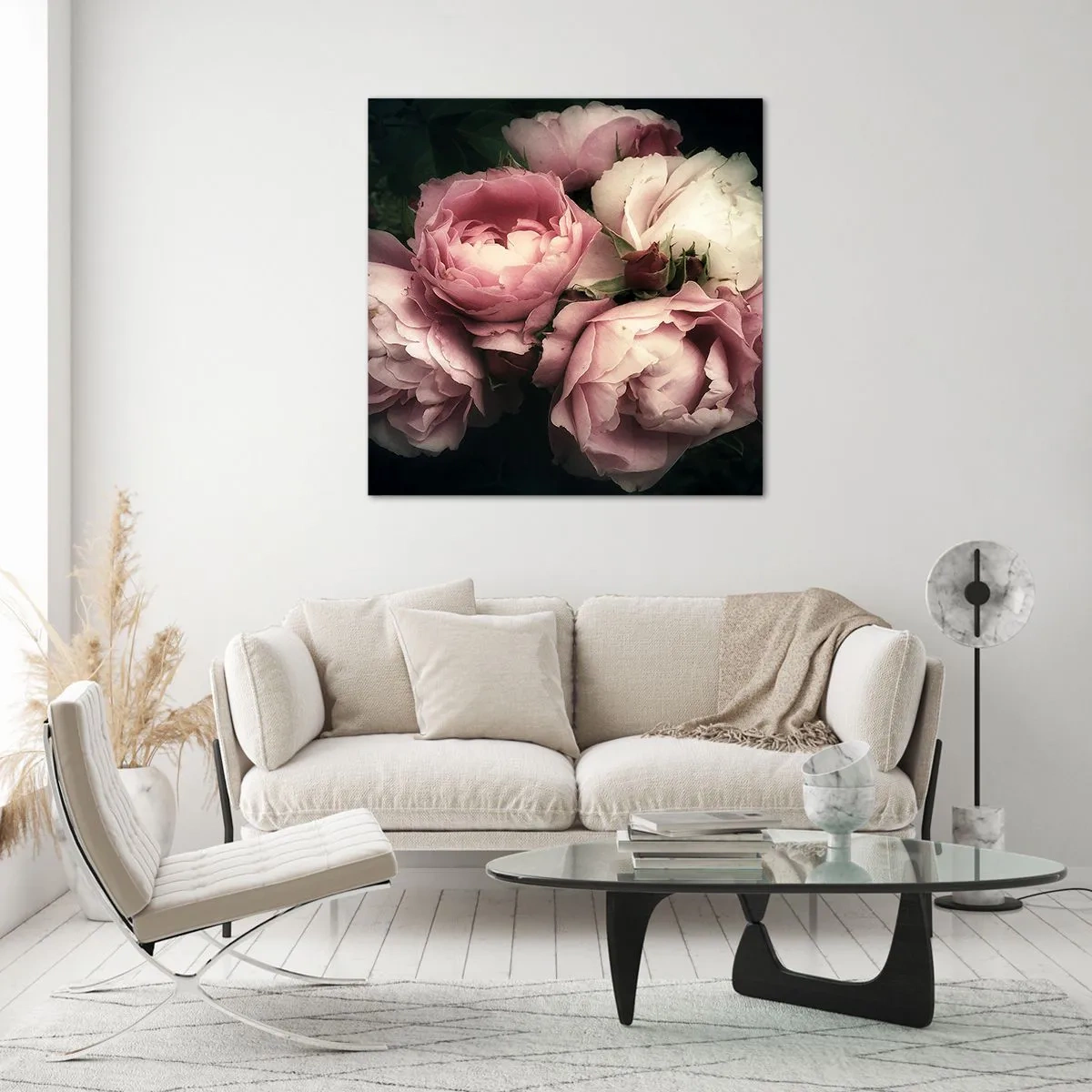 Obraz na skle - Kúzlo belle epoque - 50x50 cm