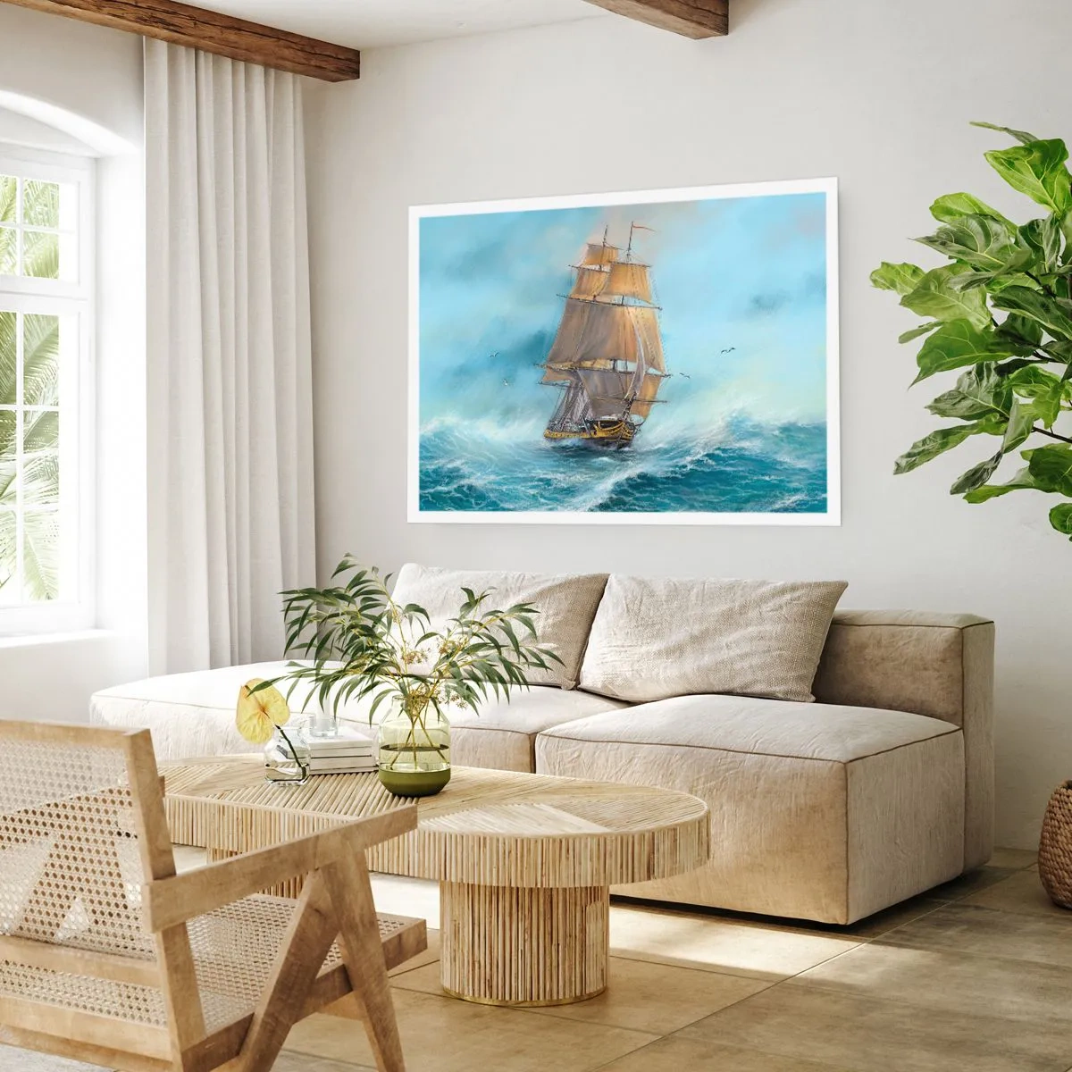 Plagát - Bežiaci po vlnách - 100x70 cm