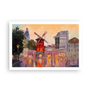 Plagát - Parížske ikony – Moulin Rouge - 91x61 cm