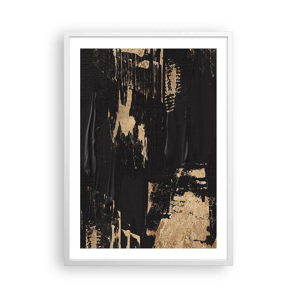 Plagát v bielom ráme - Stopa dotyku - 50x70 cm