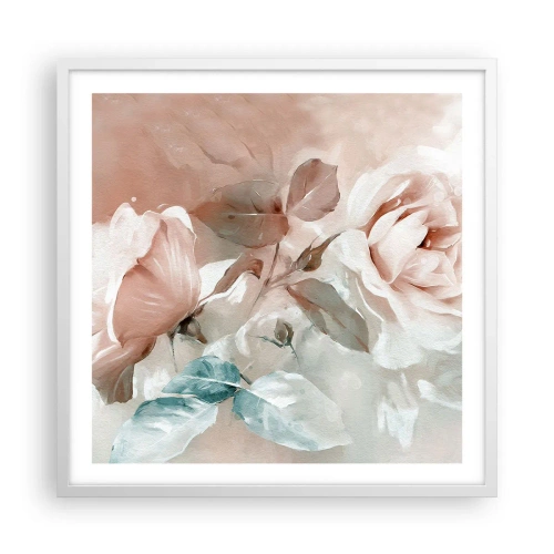 Plagát v bielom ráme - Duch romantizmu - 60x60 cm