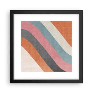 Plagát v čiernom ráme - Diagonálna kompozícia – pohyb - 30x30 cm