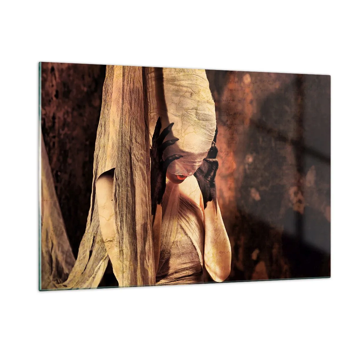 Obraz na skle - Medzi dobrom a zlom - 120x80 cm