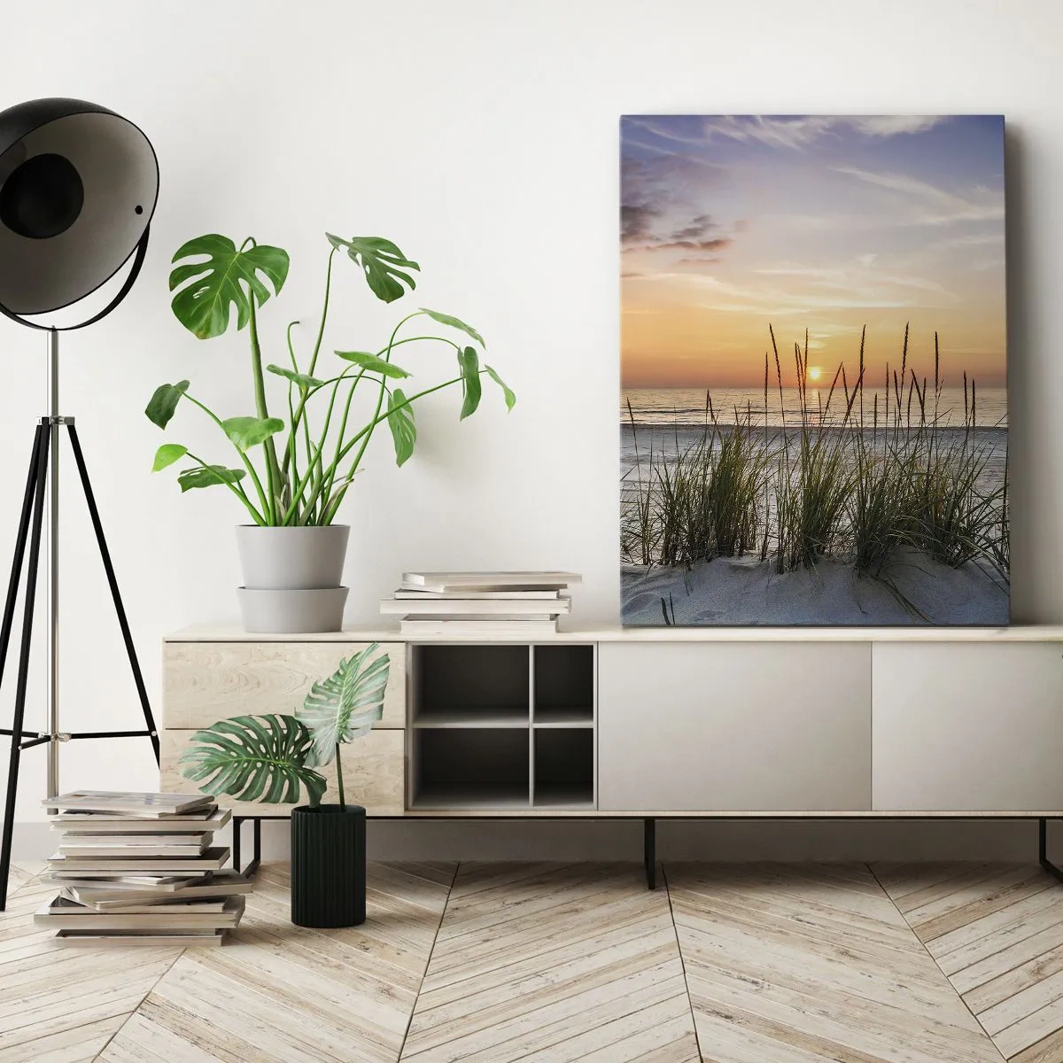 Obraz na plátne - Pozri sa, predstav si a pociť - 50x70 cm