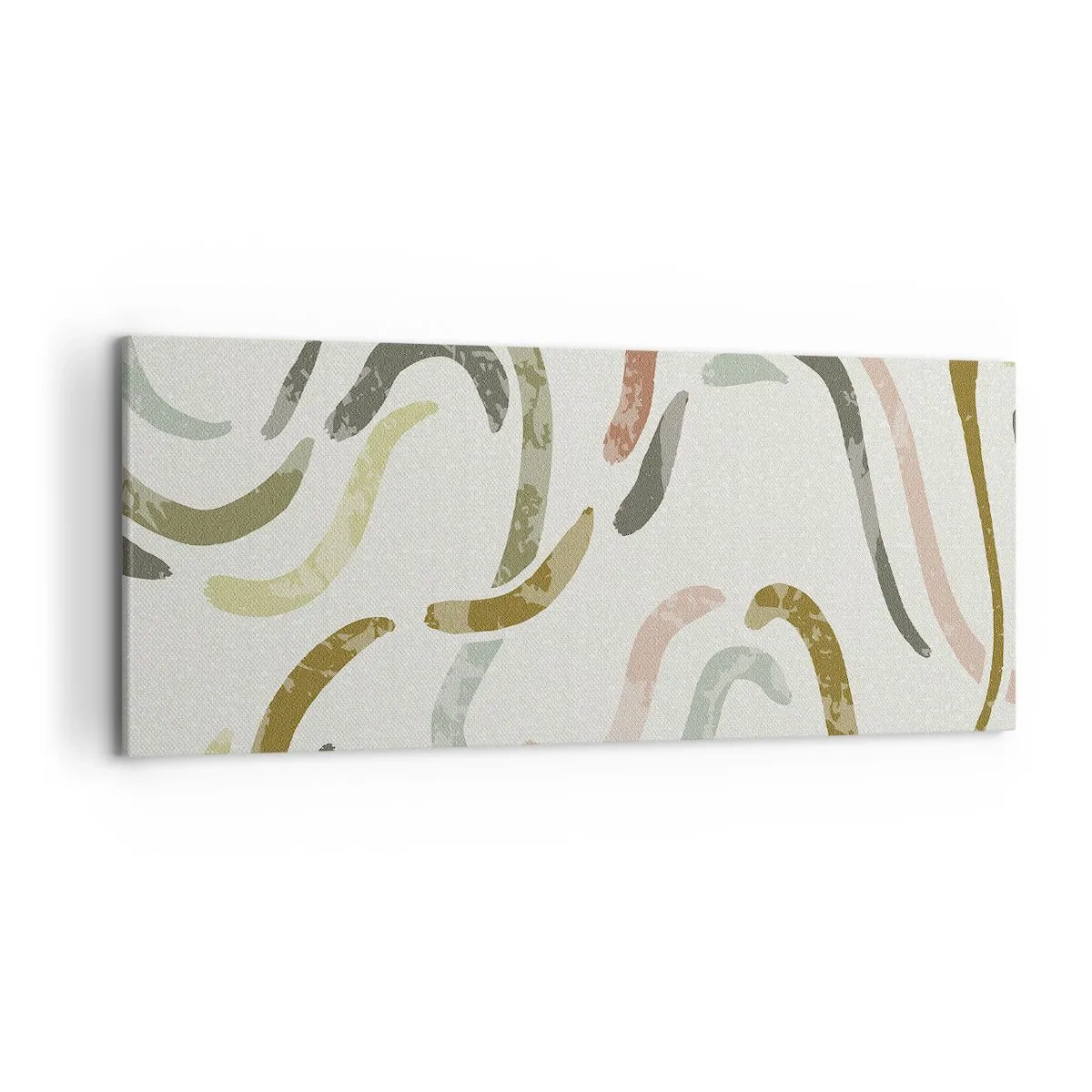 Obraz na plátne - Radostný tanec abstrakcie - 120x50 cm