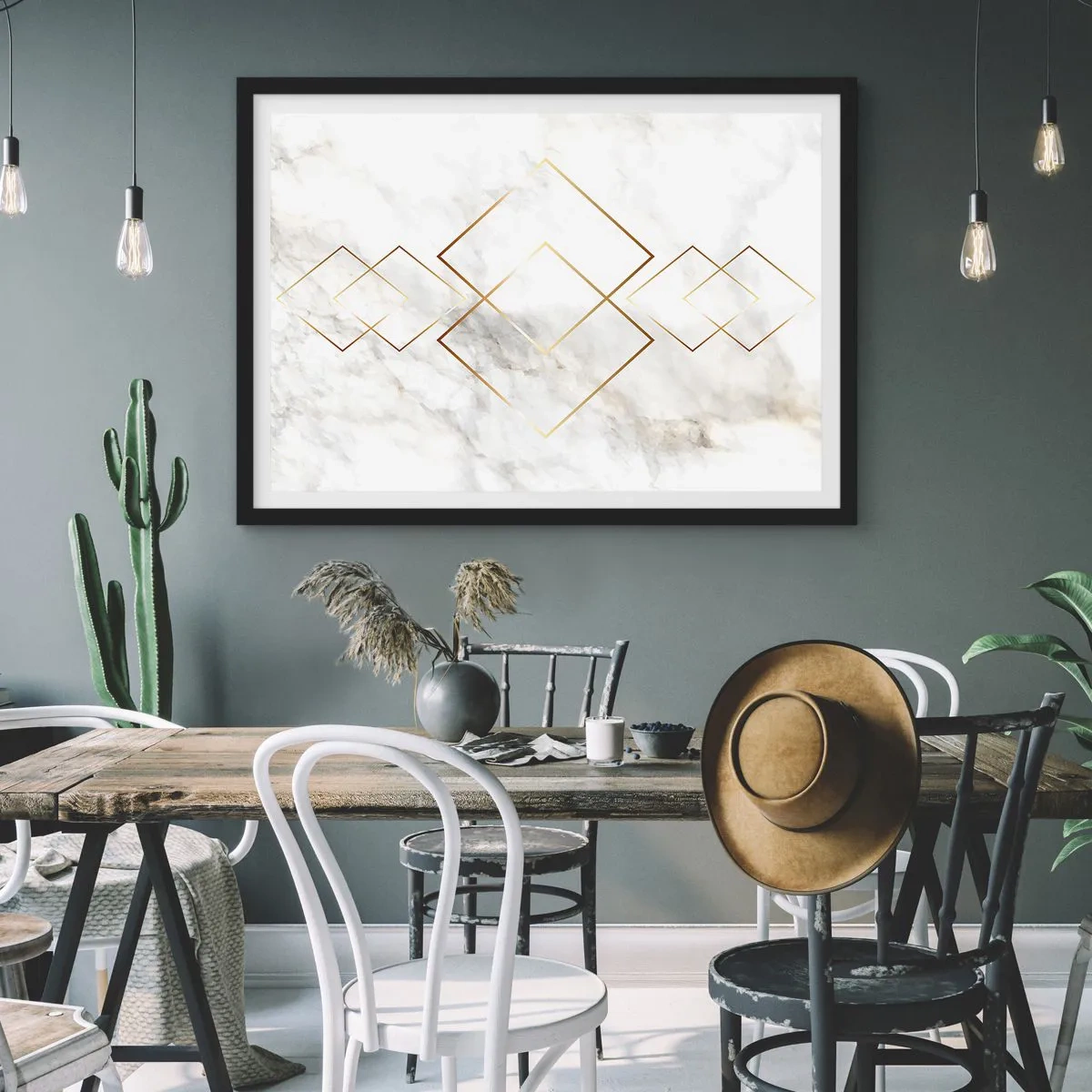 Plagát v čiernom ráme - Pohľad na nekonečno - 70x50 cm