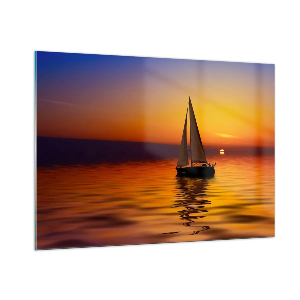 Obraz na skle - Ako je tu za súmraku ticho… - 100x70 cm