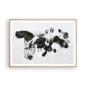 Plagát v ráme zo svetlého duba - Metóda v šialenstve? - 100x70 cm