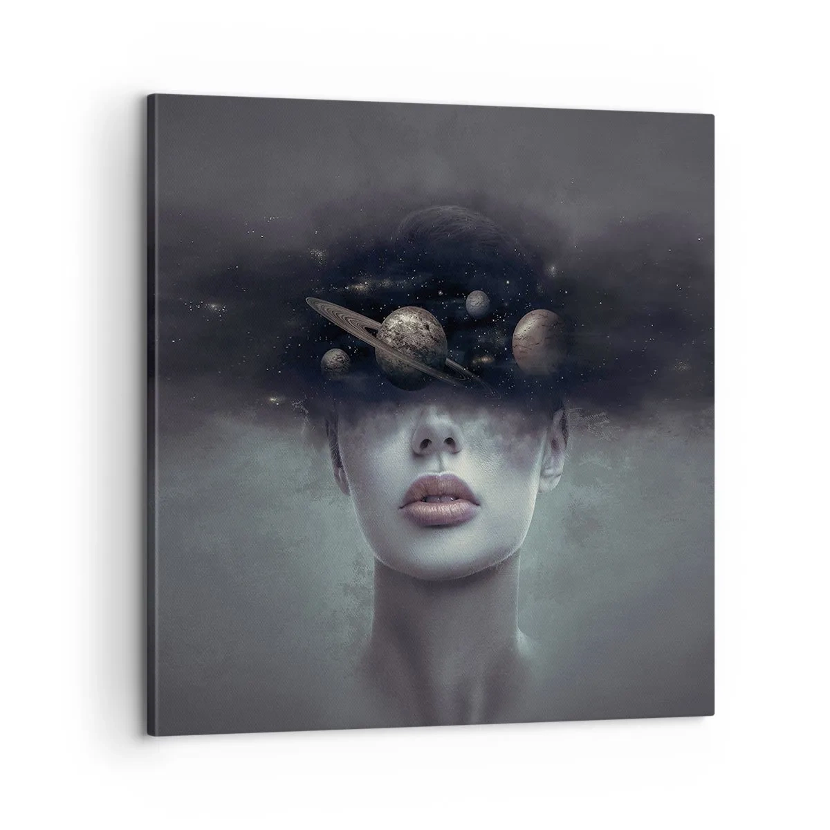 Obraz na plátne - A planéty… - 60x60 cm