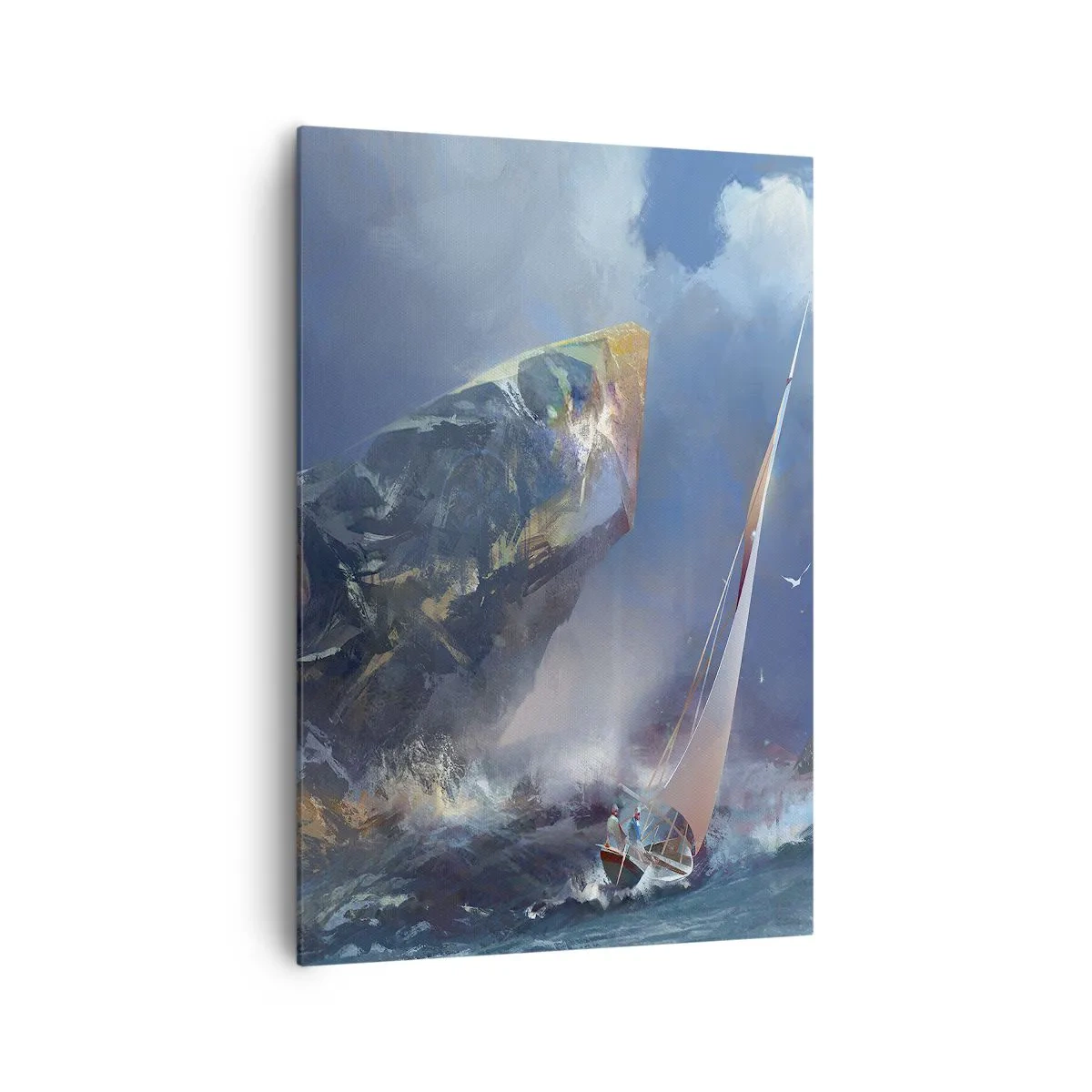 Obraz na plátne - Kto má odvahu, vyhráva - 70x100 cm