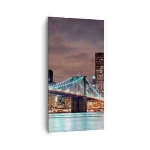 Obraz na plátne - Svetlá veľkomesta - 65x120 cm