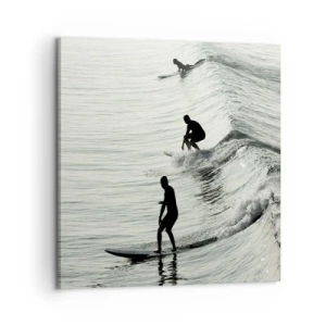 Obraz na plátne - Vlne v ústrety - 60x60 cm