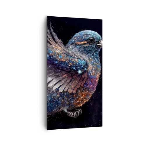 Obraz na plátne - Diamantový vrabec - 55x100 cm