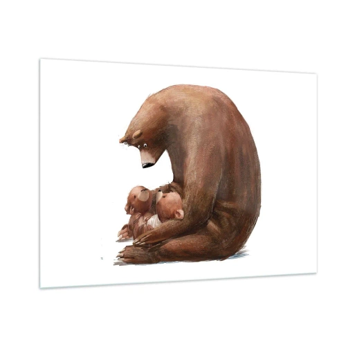 Obraz na skle - Sladké sny, deti - 100x70 cm