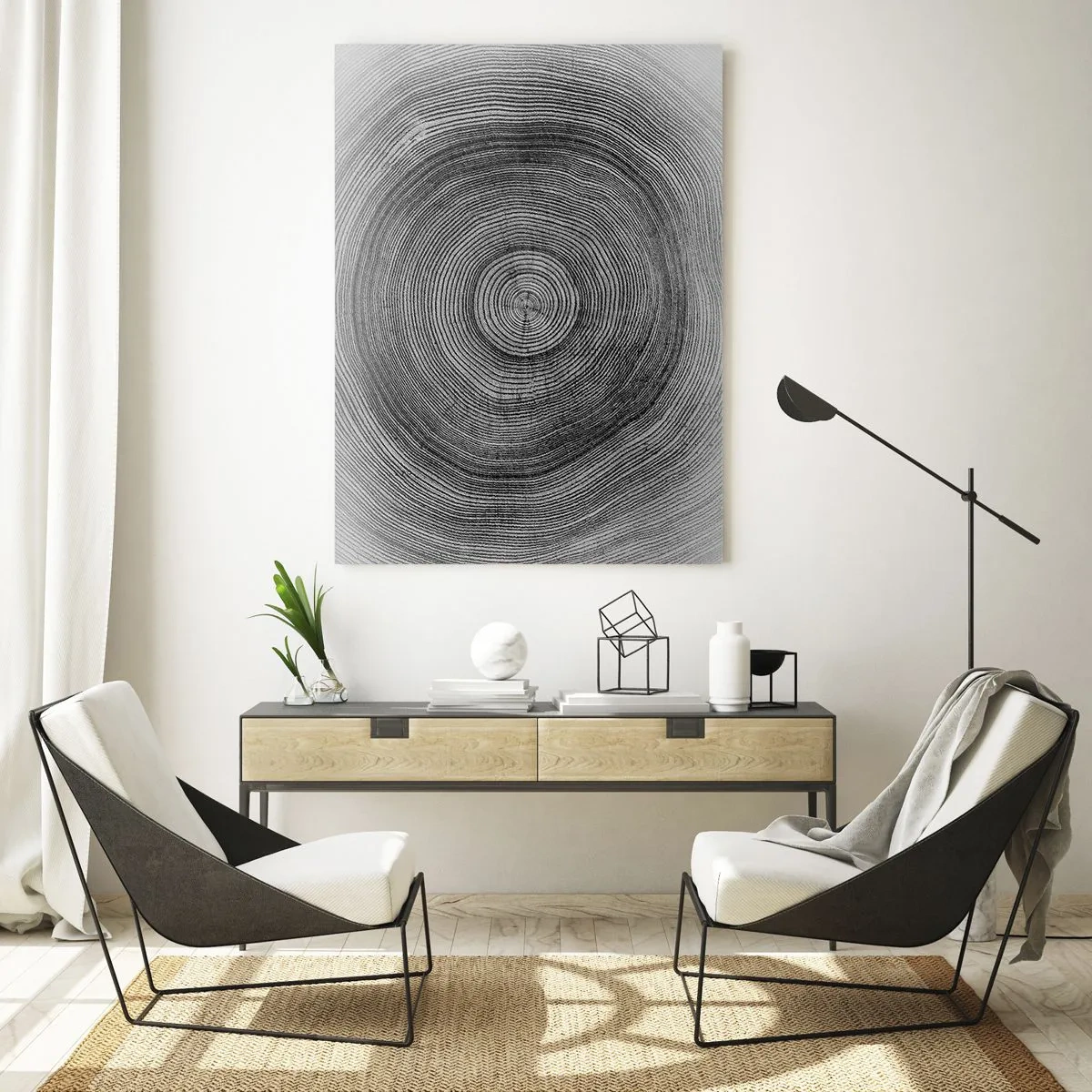 Obraz na skle - Znamenie doby - 50x70 cm