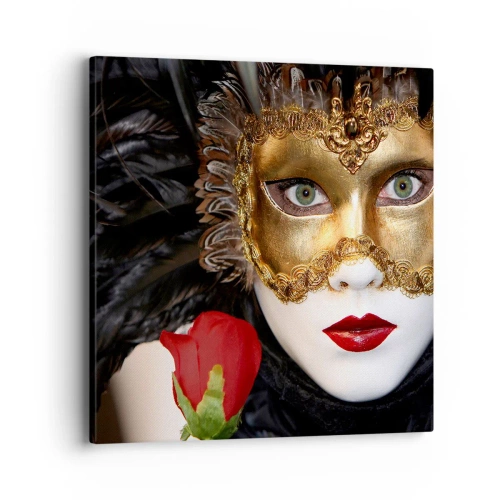 Obraz na plátne - Pretože život je veľký bál - 40x40 cm