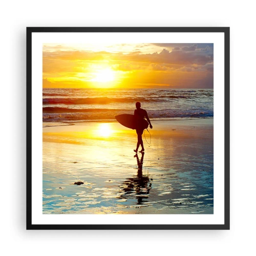 Plagát v čiernom ráme - Návrat bojovníka - 60x60 cm