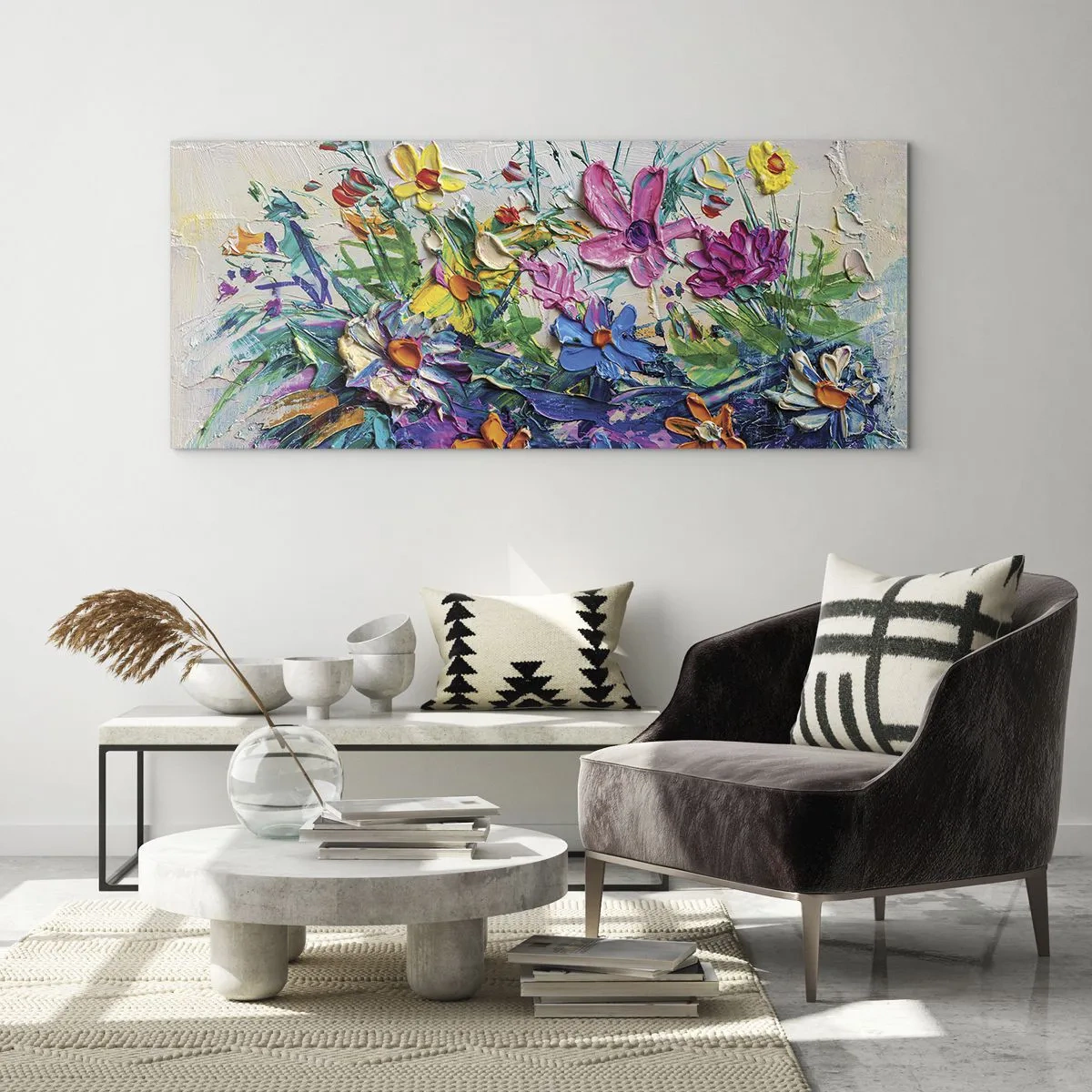 Obraz na skle - Vôbec nie zátišie - 100x40 cm