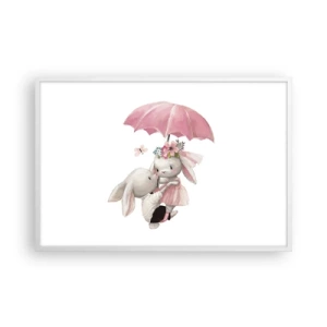 Plagát v bielom ráme - To je láska - 91x61 cm