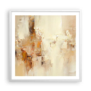 Plagát v bielom ráme - Duša jantáru - 60x60 cm