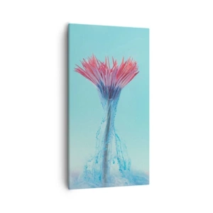 Obraz na plátne - V osviežujúcom objatí - 55x100 cm