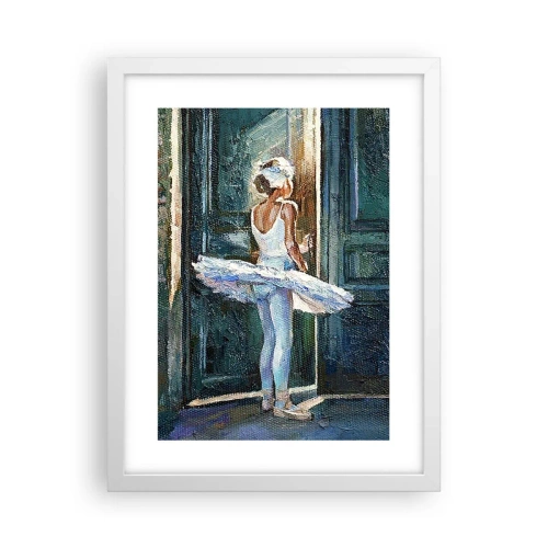 Plagát v bielom ráme - Pred predstavením - 30x40 cm