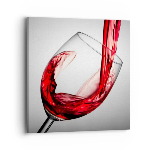 Obraz na plátne - Farba - pohyb - zvuk - 40x40 cm