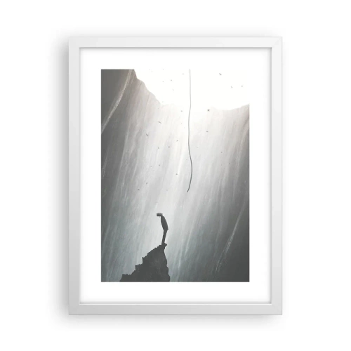 Plagát v bielom ráme - Vždy máte na výber - 30x40 cm