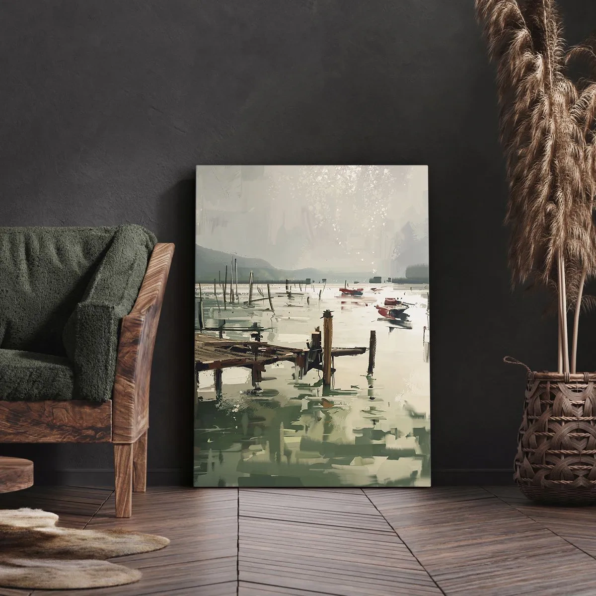 Obraz na plátne - Zaliate roztaveným mesiacom - 50x70 cm