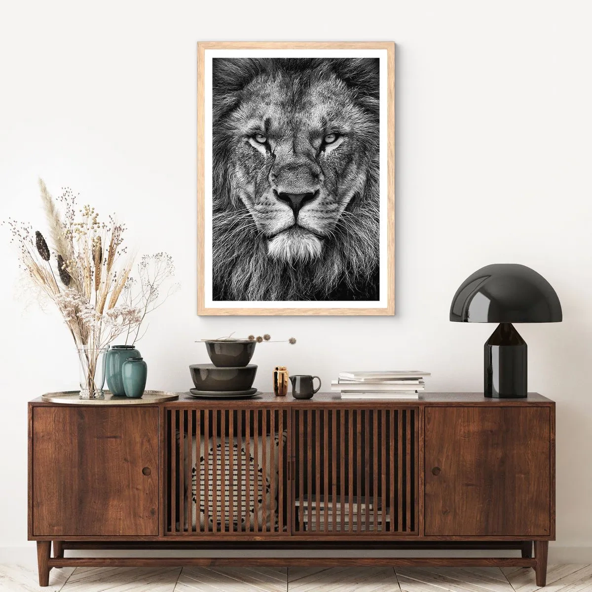 Plagát v ráme zo svetlého duba - V korunovačnom odeve - 40x50 cm