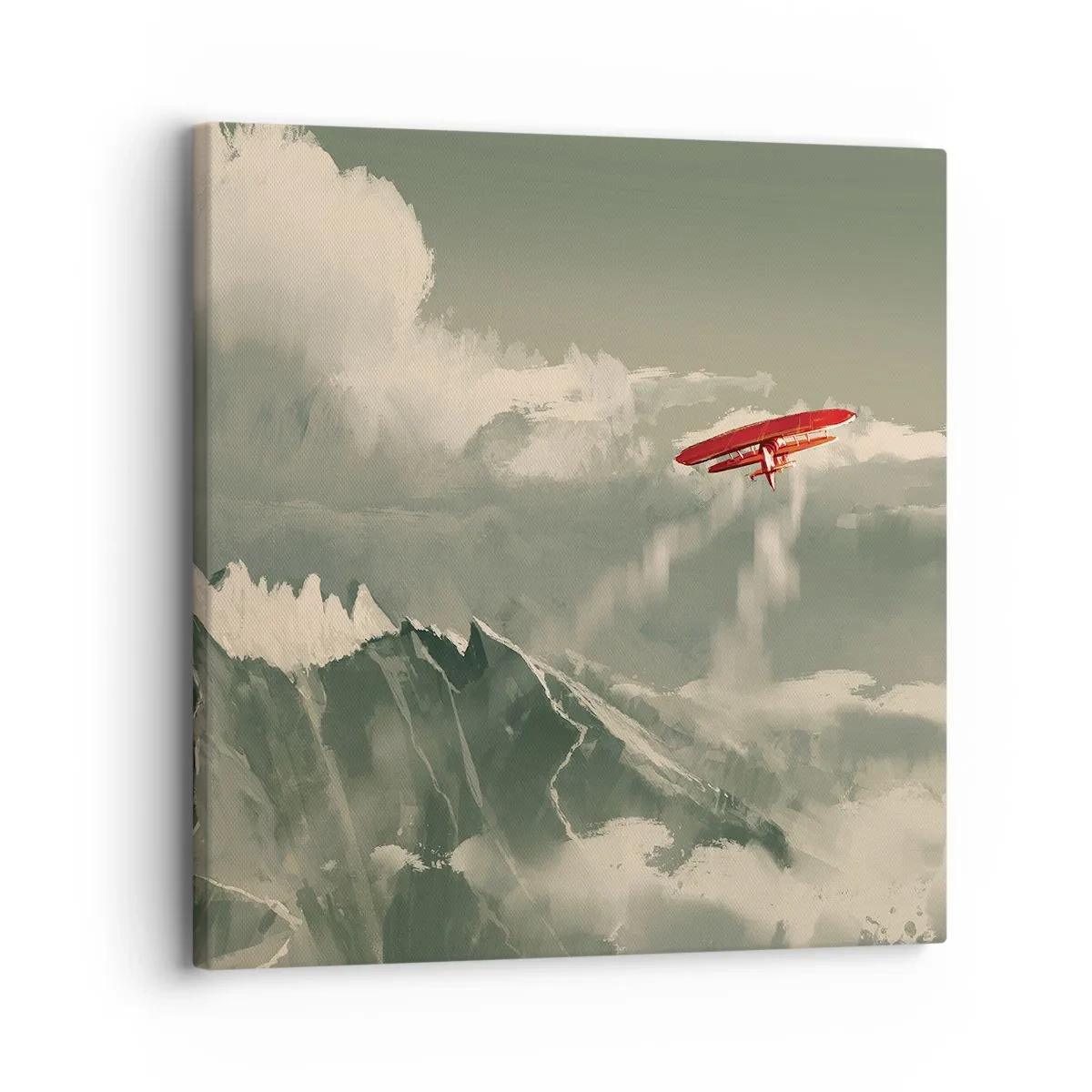 Obraz na plátne - Nebojácny priekopník - 30x30 cm