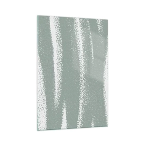 Obraz na skle - Abstrakcia v zimnom štýle - 70x100 cm
