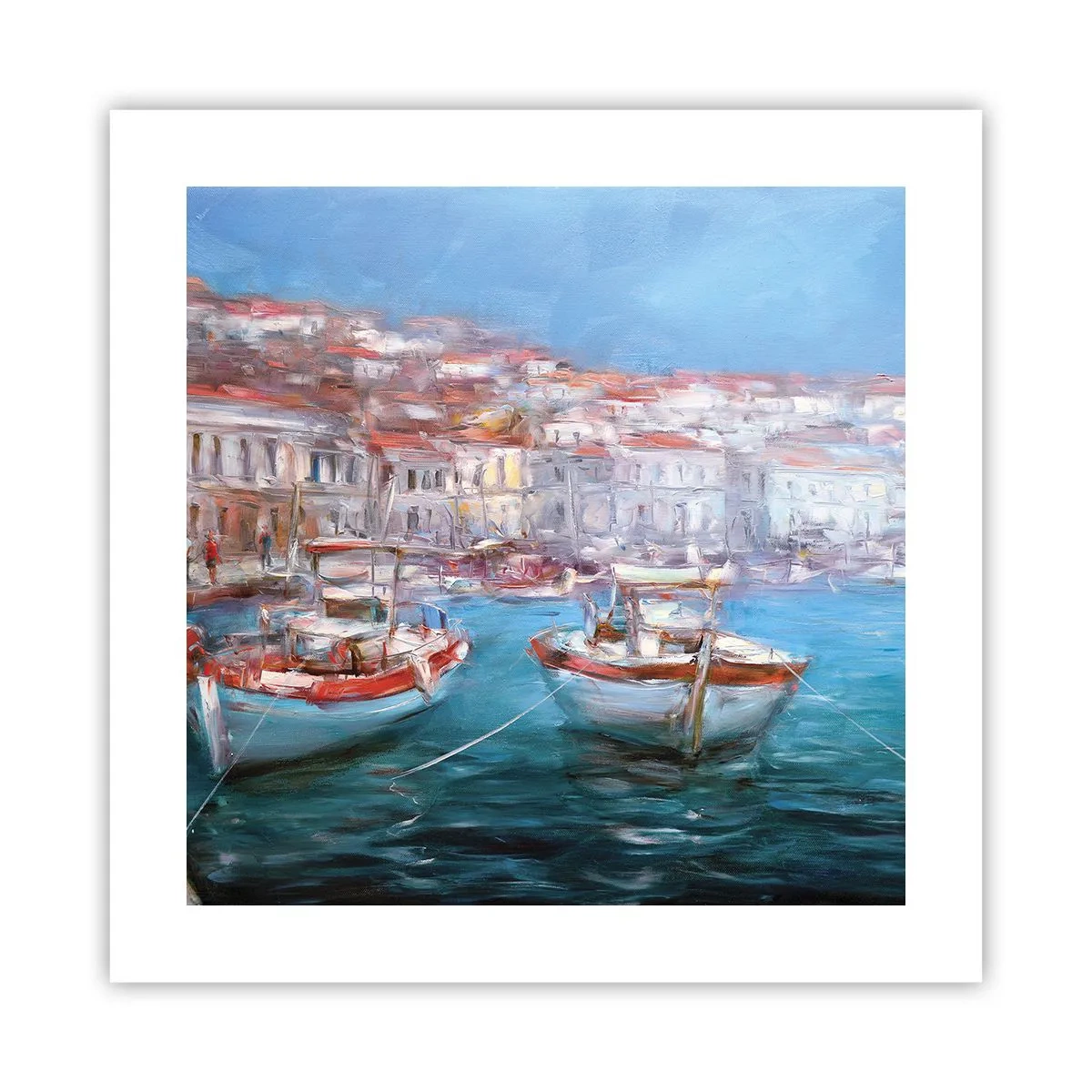 Plagát - Taliansky záliv - 40x40 cm