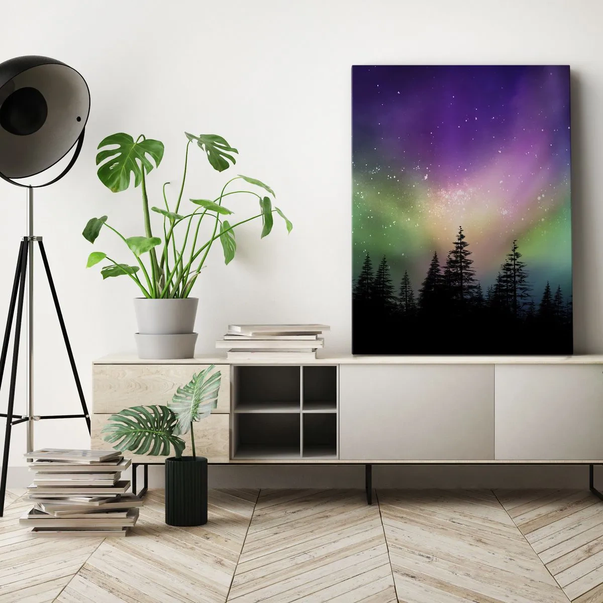 Obraz na plátne - Biela mágia - 50x70 cm