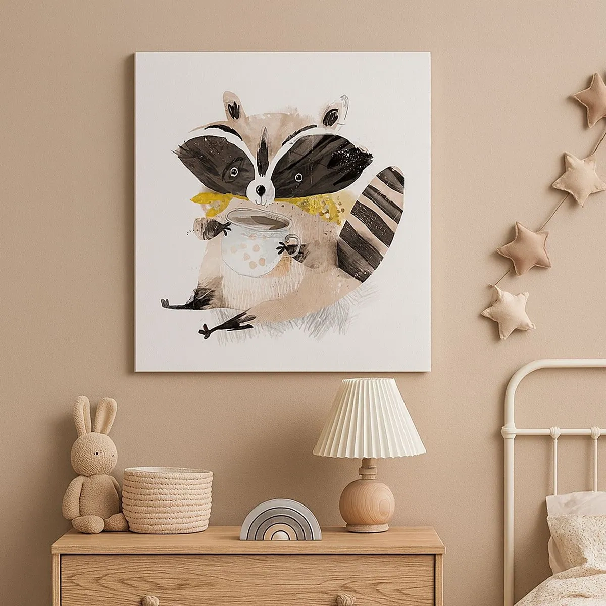 Obraz na plátne - Môj priateľ mýval - 30x30 cm