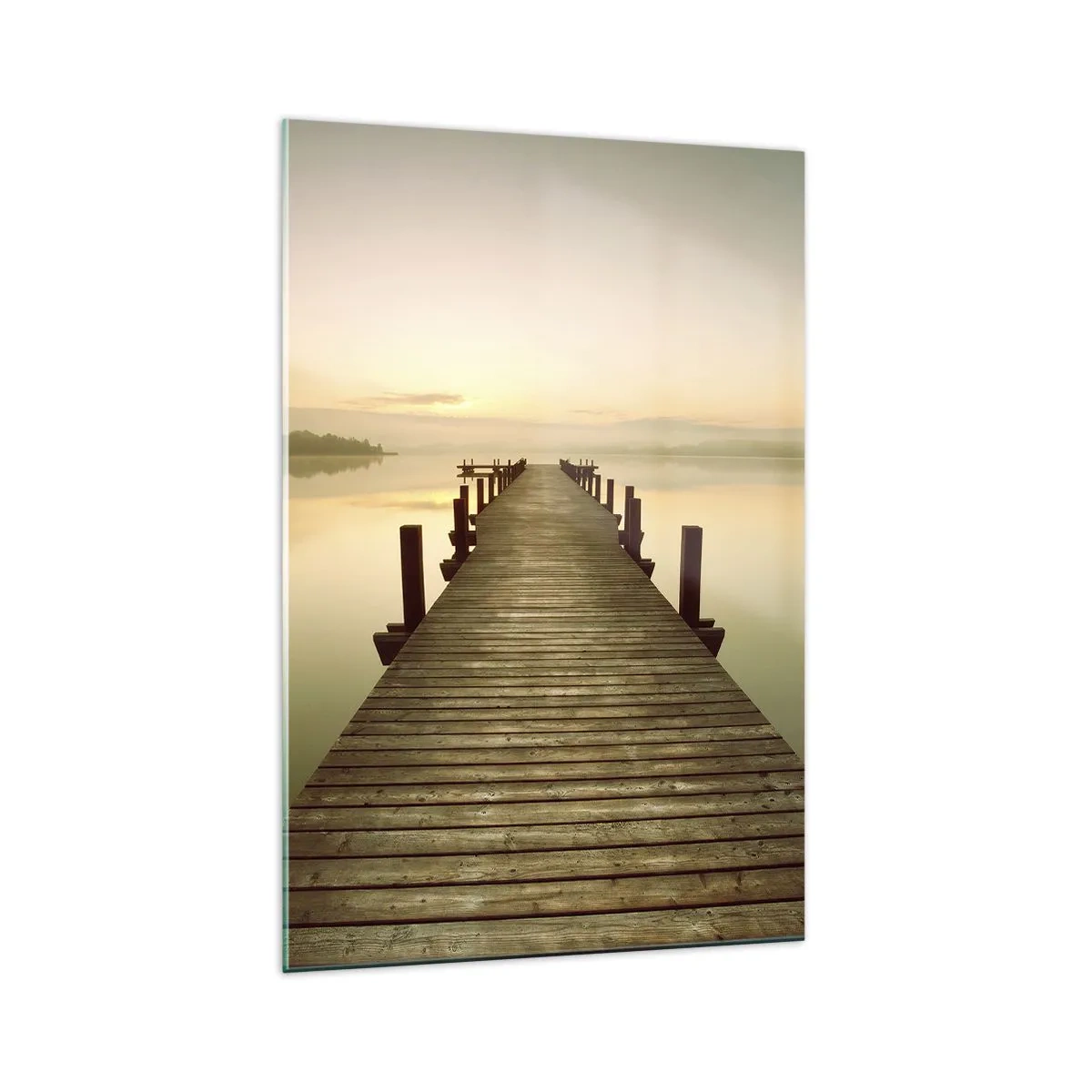 Obraz na skle - Úsvit, svitanie, svetlo - 70x100 cm