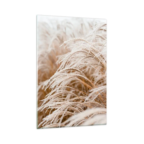 Obraz na skle - Klanenie jesennému slnku - 80x120 cm