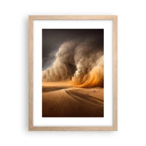 Plagát v ráme zo svetlého duba - Hnev púšte - 30x40 cm