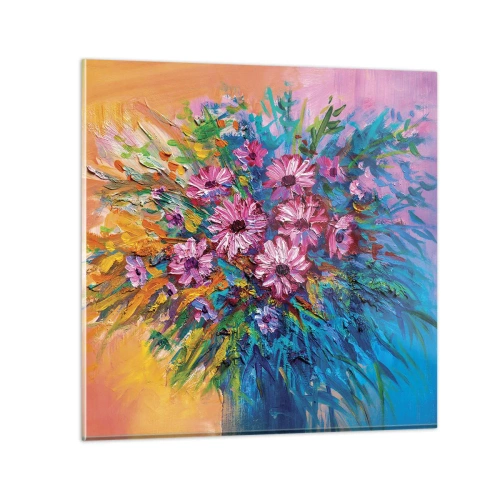Obraz na skle - Energia života - 60x60 cm
