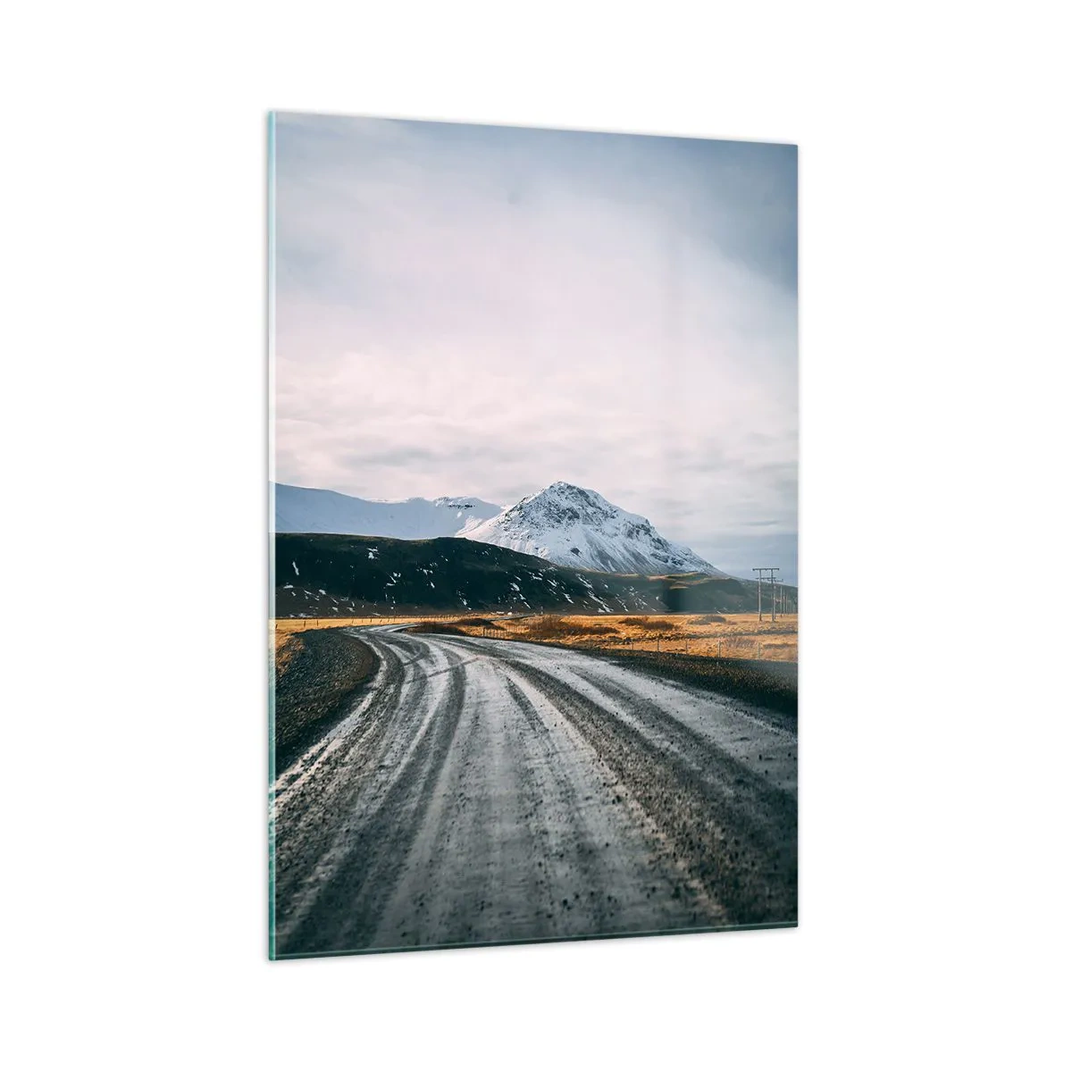Obraz na skle - V islandskom štýle - 50x70 cm