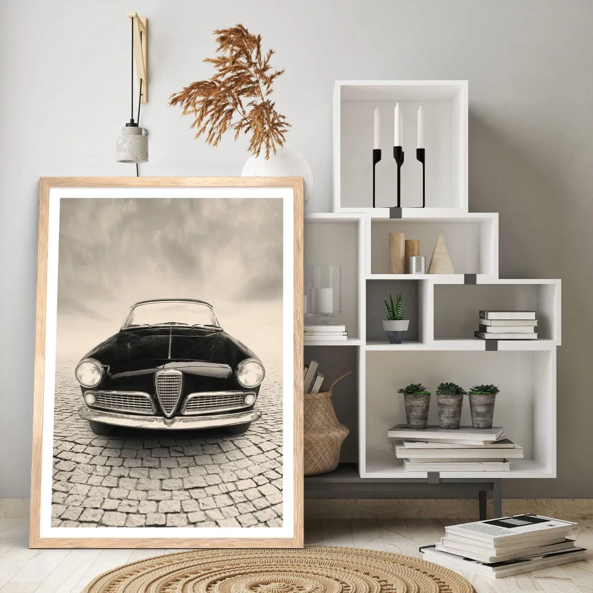 Plagát v ráme zo svetlého duba - Ako ma nemilovať? - 70x100 cm