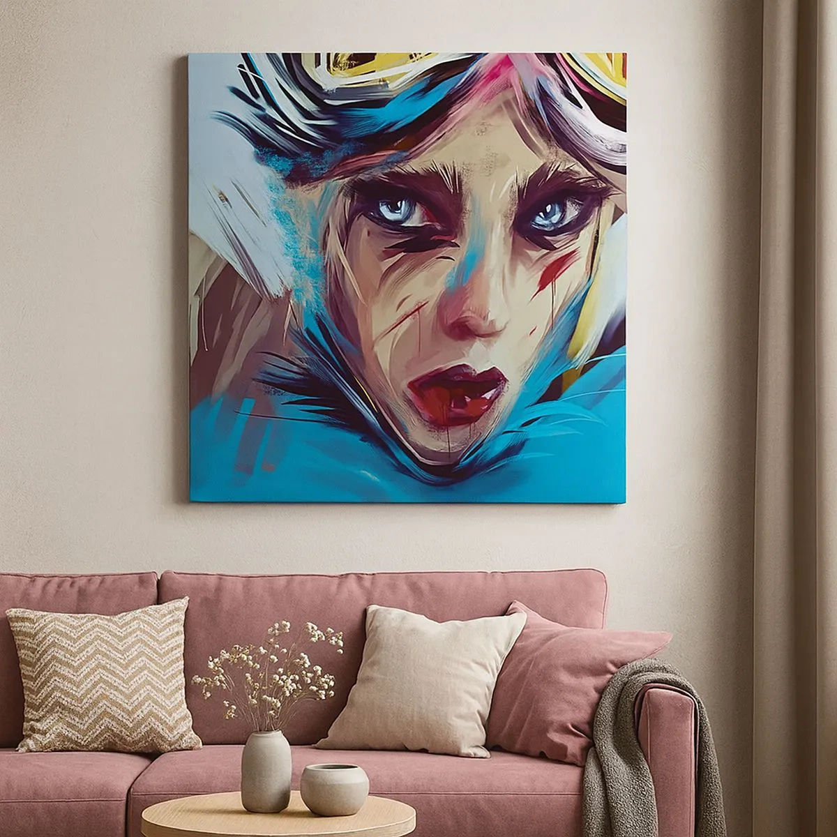 Obraz na plátne - Silničná bojovníčka - 30x30 cm