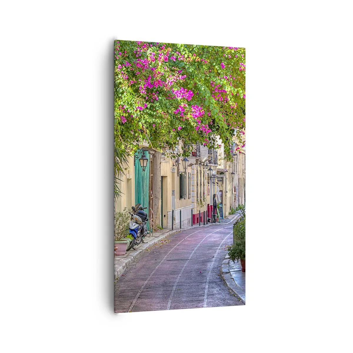 Obraz na plátne - Kvitnúce zákutie - 65x120 cm
