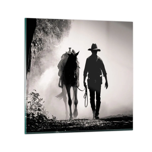 Obraz na skle - Texaské ráno - 30x30 cm